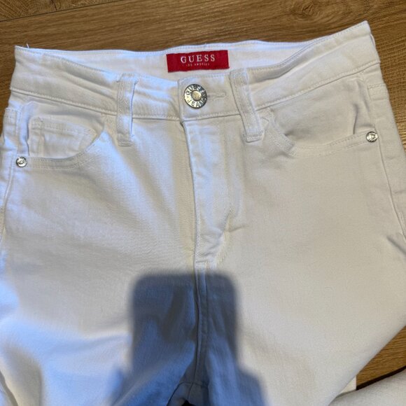 GUESS Jeans, White, Skinny Ankle Size 25 - Picture 3 of 5